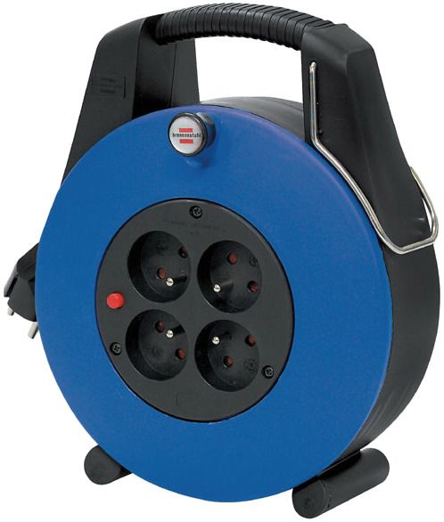 brennenstuhl 20m 4 Socket Type E - French Cable Reel Cassette Reel, 230 V, IP20