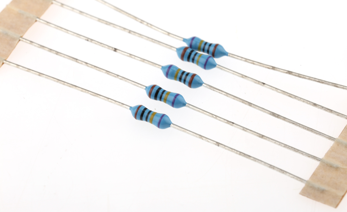 TE Connectivity 1MΩ Metal Film Resistor 0.25W ±0.1% YR1B1M0CC
