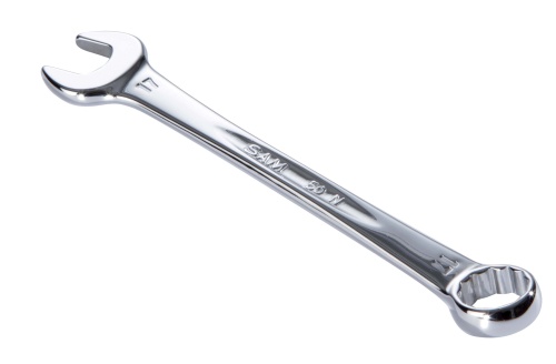 SAM Combination Spanner, 23mm, 29/32in, Metric, Height Safe, Double Ended, 254 mm Overall