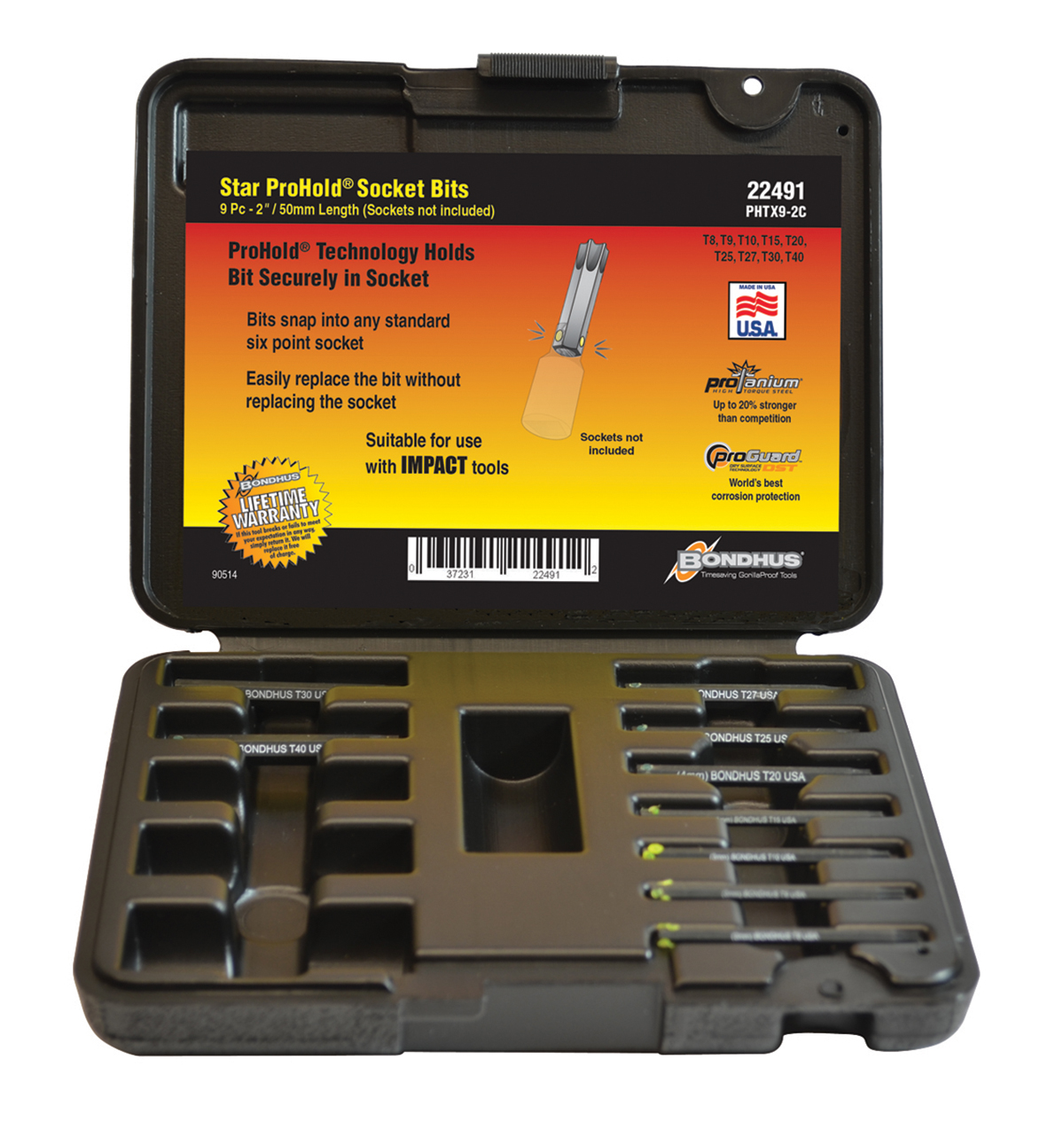 Bondhus 9-Piece Torx Key Set