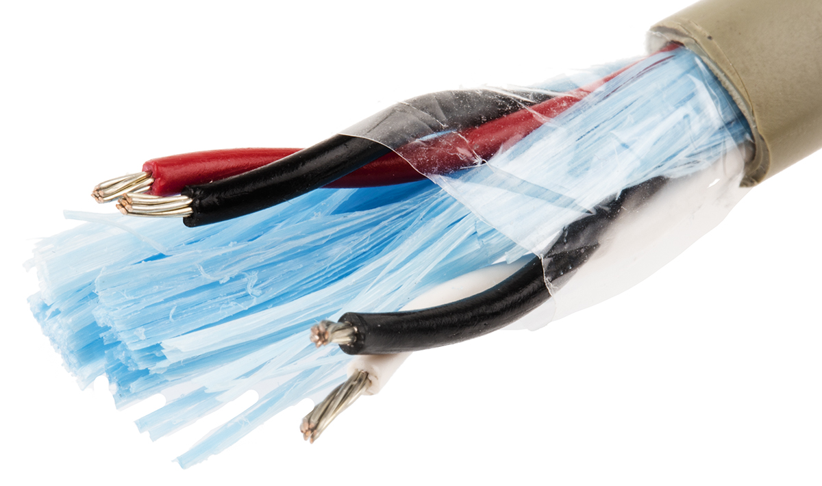 Alpha Wire ProTekt Series Data Cable, 2 Pairs, 4 Cores, 0.23 mm², Unscreened, 24 AWG, 100m, None Shield