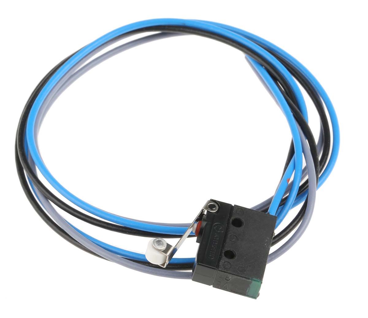 ZF Short Roller Lever Micro Switch, Pre-wired Terminal, 6 A @ 250 V ac, SPDT, IP6K7