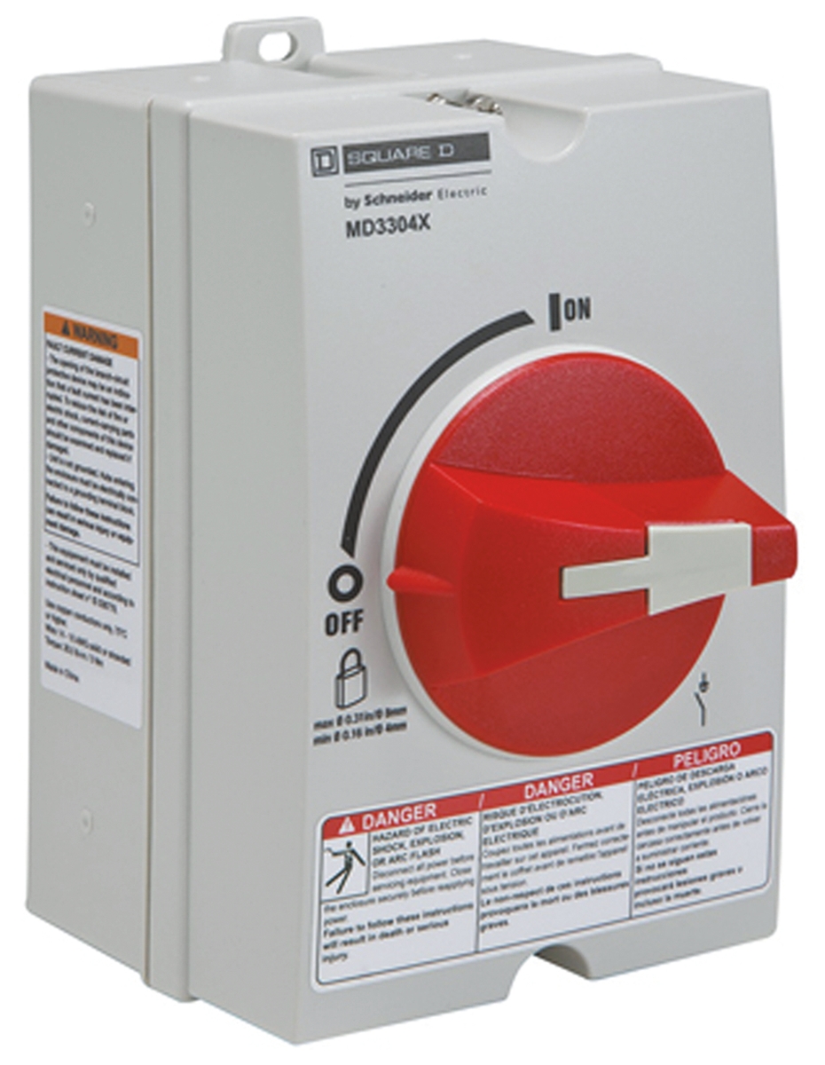 Schneider Electric 1P Pole Panel Mount Isolator Switch - 30A Maximum Current