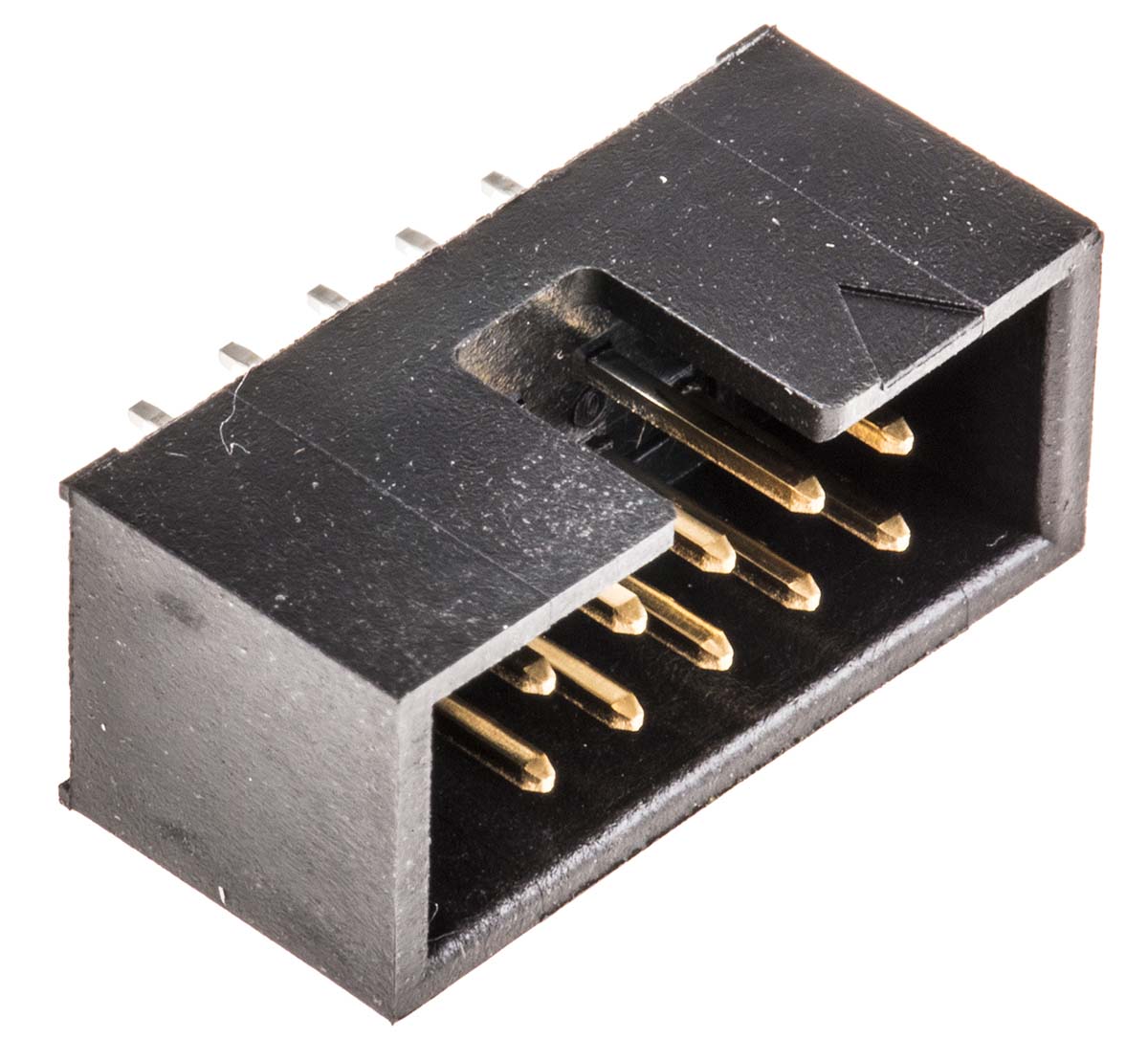 Hirose HIF3FC Series Straight Through Hole PCB Header, 10 Contact(s), 2.54 mm Pitch, 2 Row, Shrouded