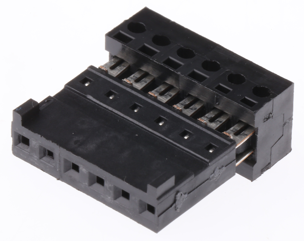 Wurth Elektronik 6-Way IDC Connector Socket for Cable Mount, 1-Row
