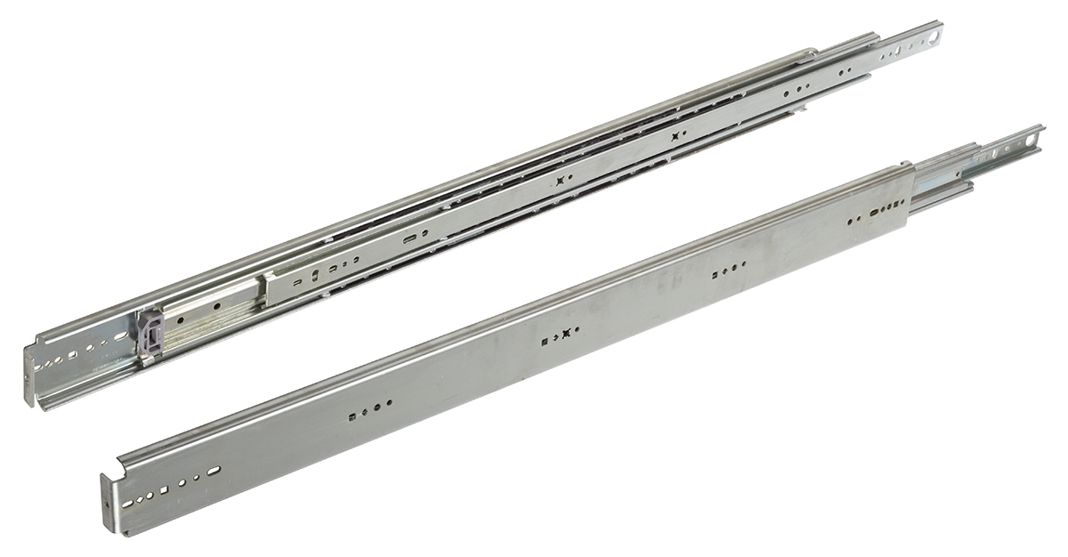 Accuride Steel Drawer Slide, 762mm Closed Length, 222kg Load
