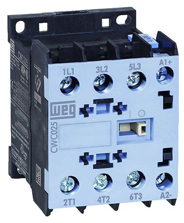 WEG CWC Contactor, 230 V ac Coil, 3-Pole, 22 A, 11 kW, 3NO, 690 V ac
