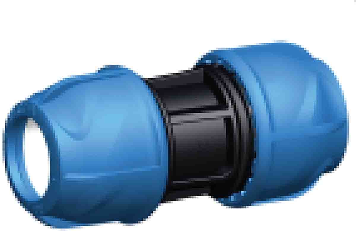 Georg Fischer Plastic Pipe Fitting, Straight Coupler, 25mm