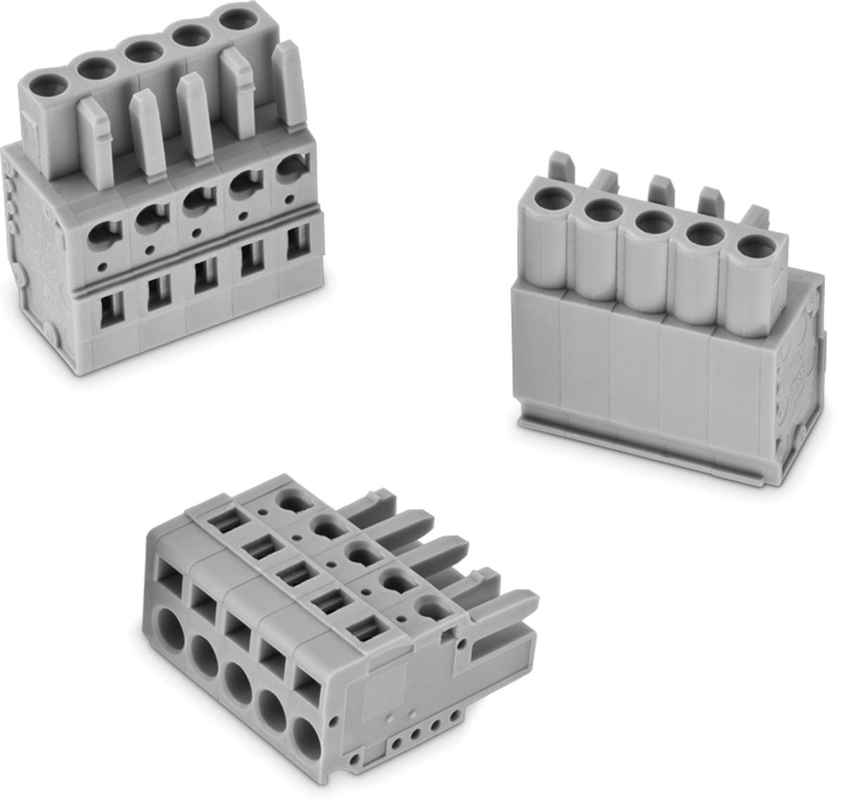 Wurth Elektronik 369B Series Pluggable Terminal Block, 3-Contact, 5 mm Pitch, 1-Row