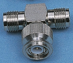 Telegartner Tee 50Ω RF Adapter TNC Socket Plug 11GHz