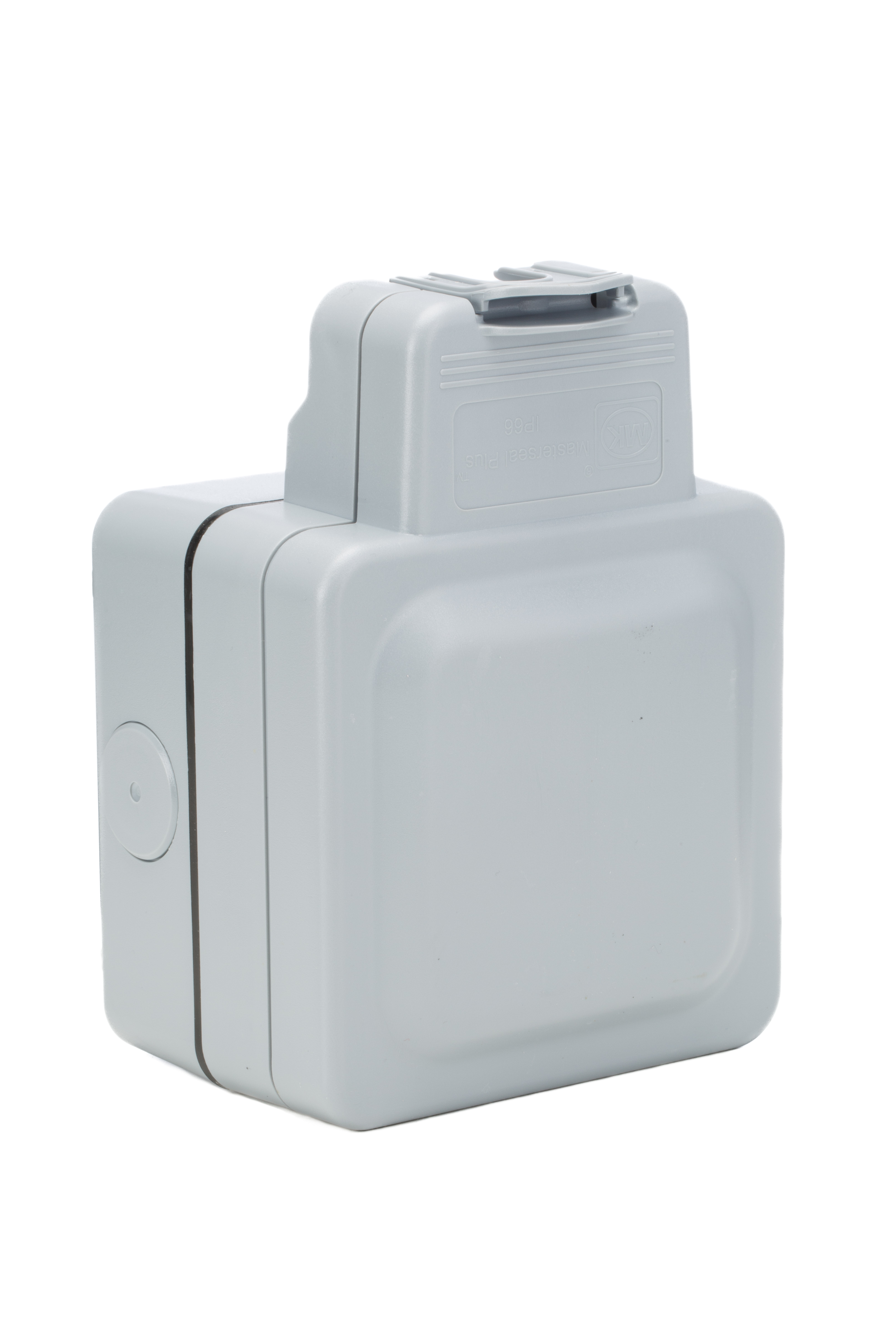 MK Electric Grey Plastic Back Box, 1 Gangs, 157 x 110 x 89mm