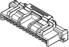 Molex Female Crimp Connector Housing, 1.5mm Pitch, 3 Way, 1 Row