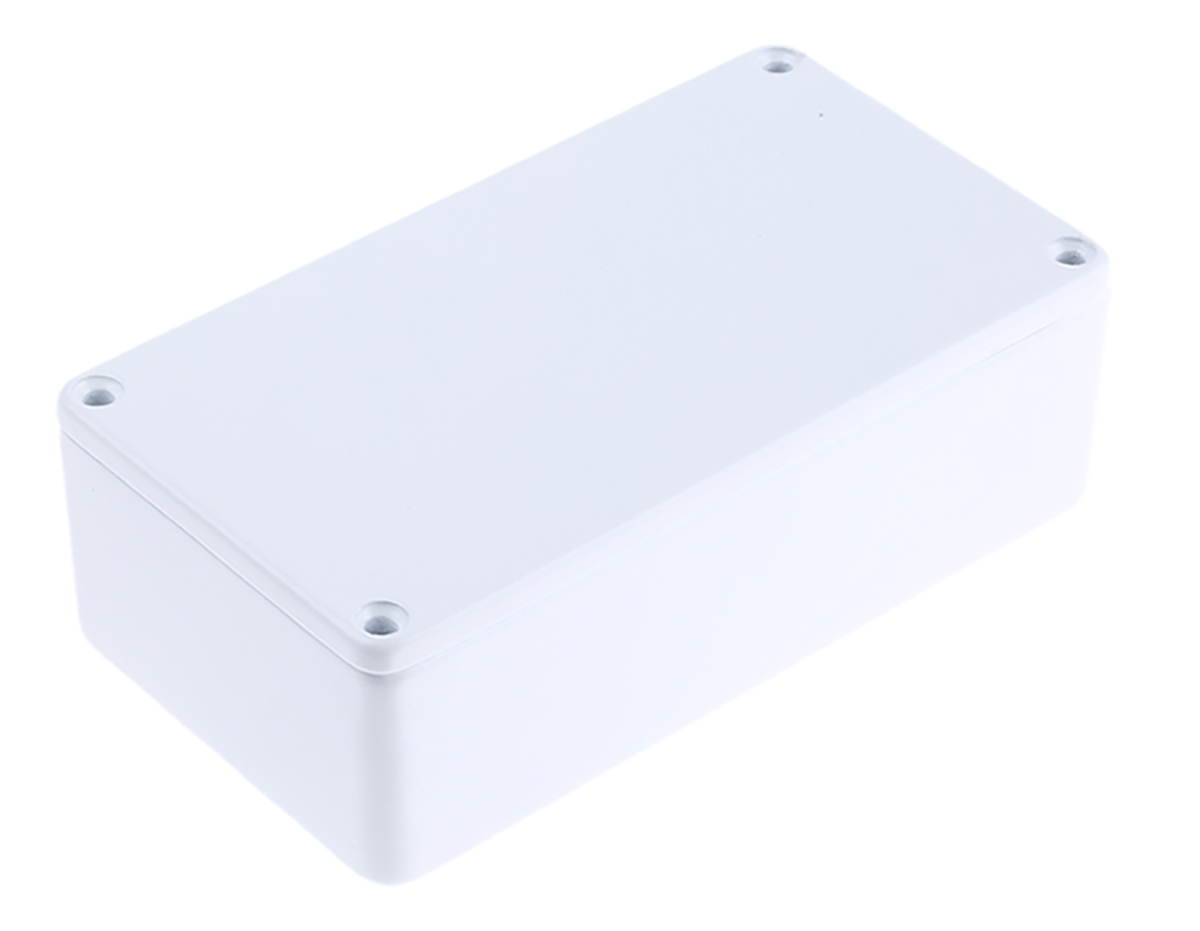 CAMDENBOSS 5000 Series White Die Cast Aluminium Enclosure, IP54, White Lid, 120 x 66 x 40mm
