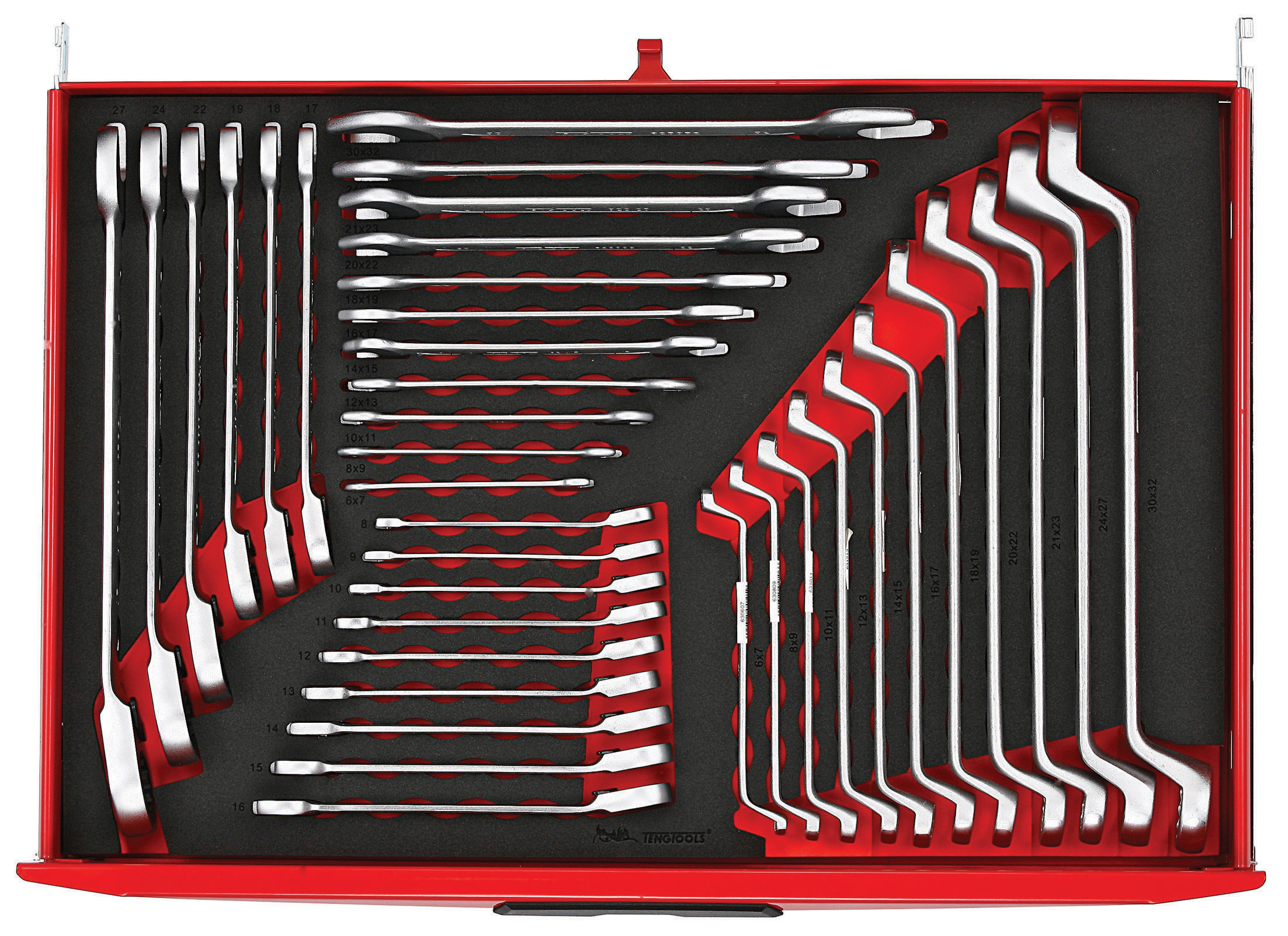 Teng Tools 37-Piece Spanner Set, 8 → 32 mm, Chrome Vanadium