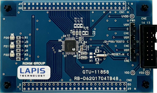 ROHM Reference Board Evaluation Board for MCU for ML62Q1704, Microcontroller