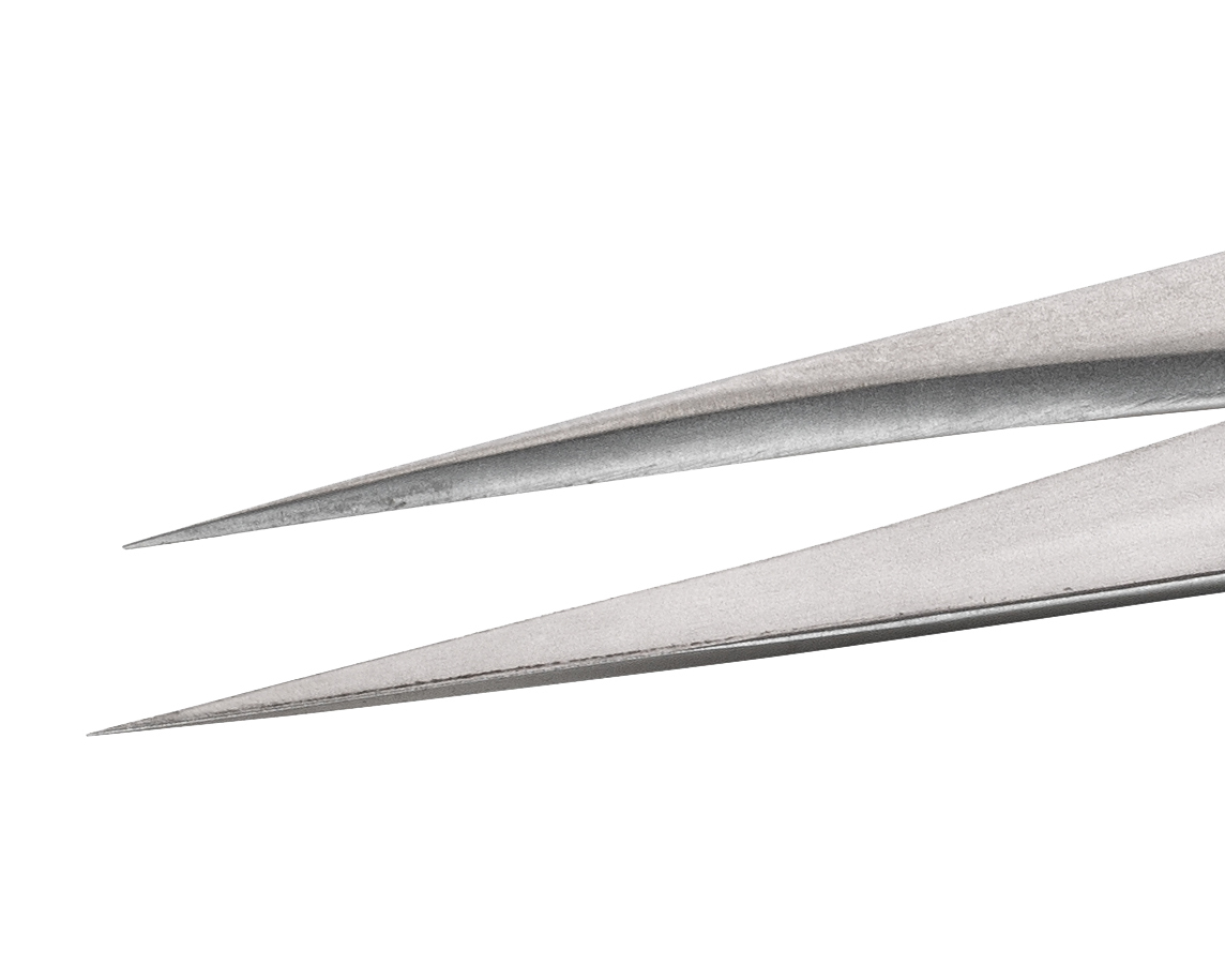 ideal-tek 120 mm, Stainless Steel, Very Sharp, Tweezers