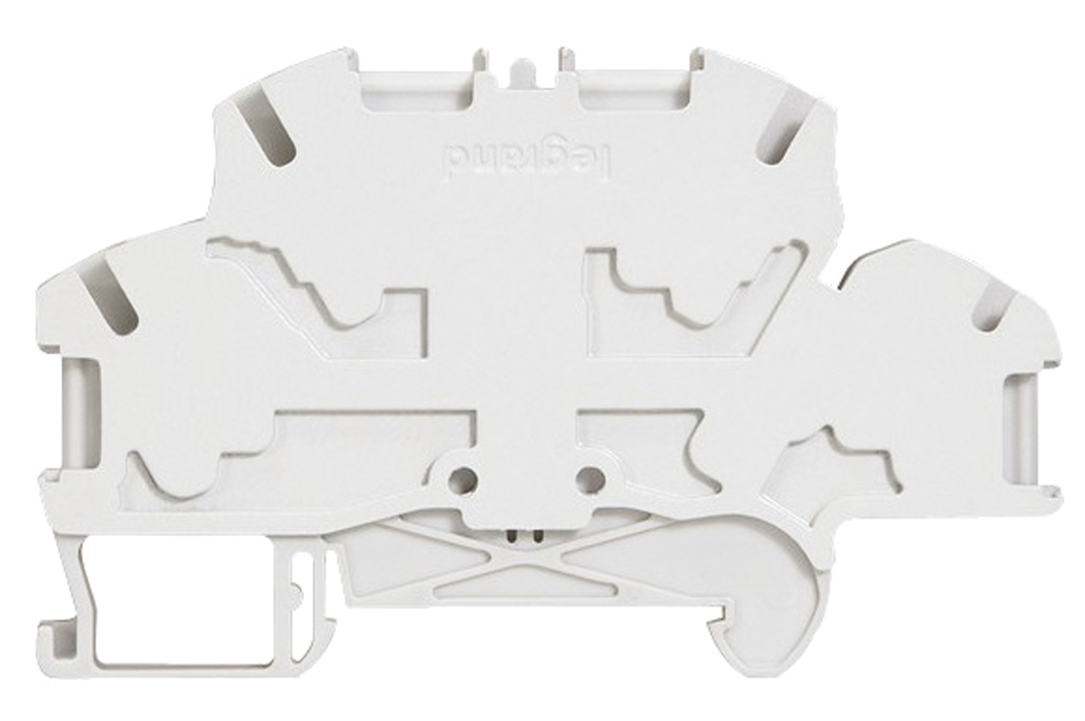 Legrand 0 372 68 372 Series Grey, Double-Level, Spring Clamp Termination