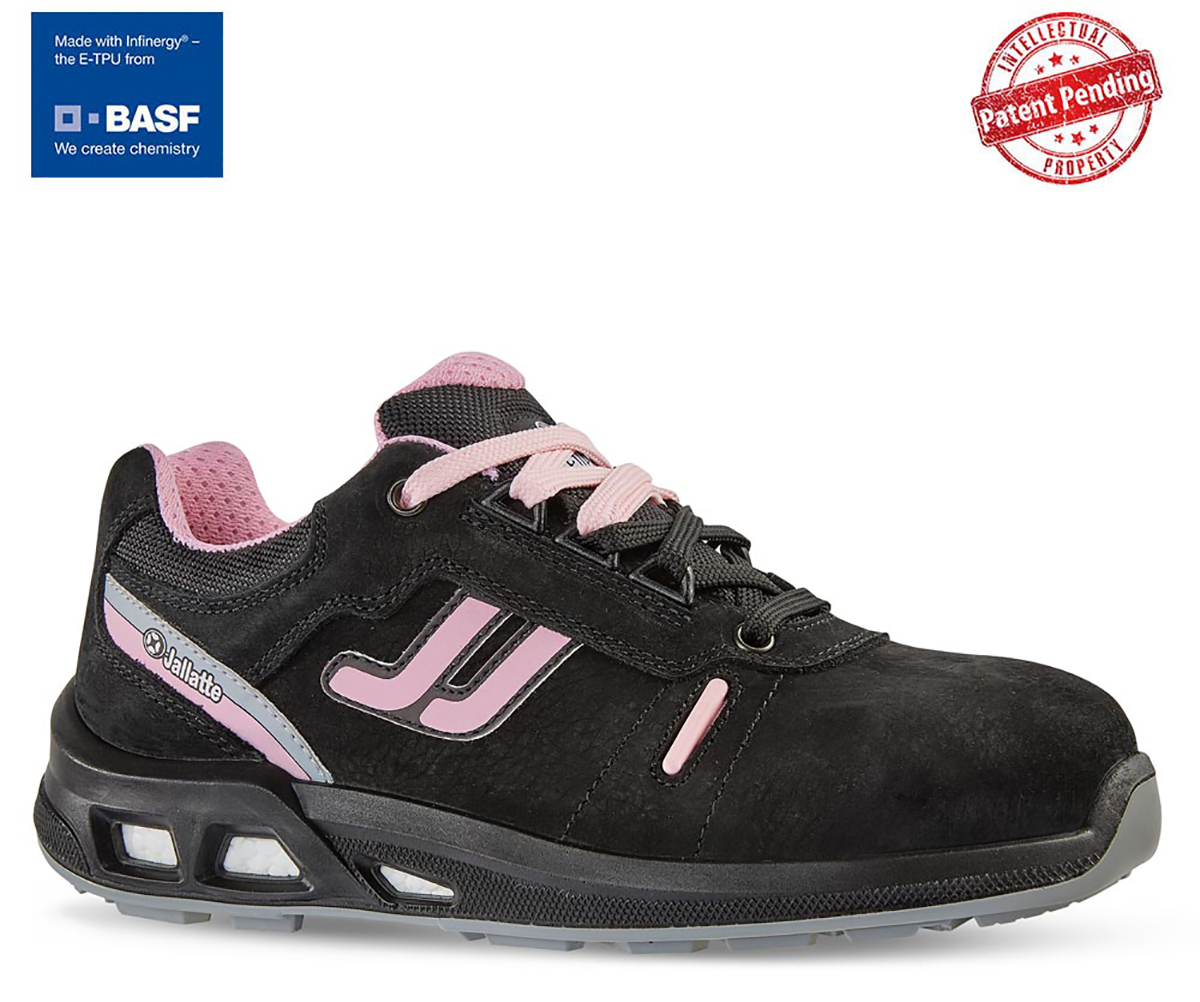 Jallatte J ENERGY Women's Black Aluminium Toe Capped Safety Trainers, UK 6.5, EU 40