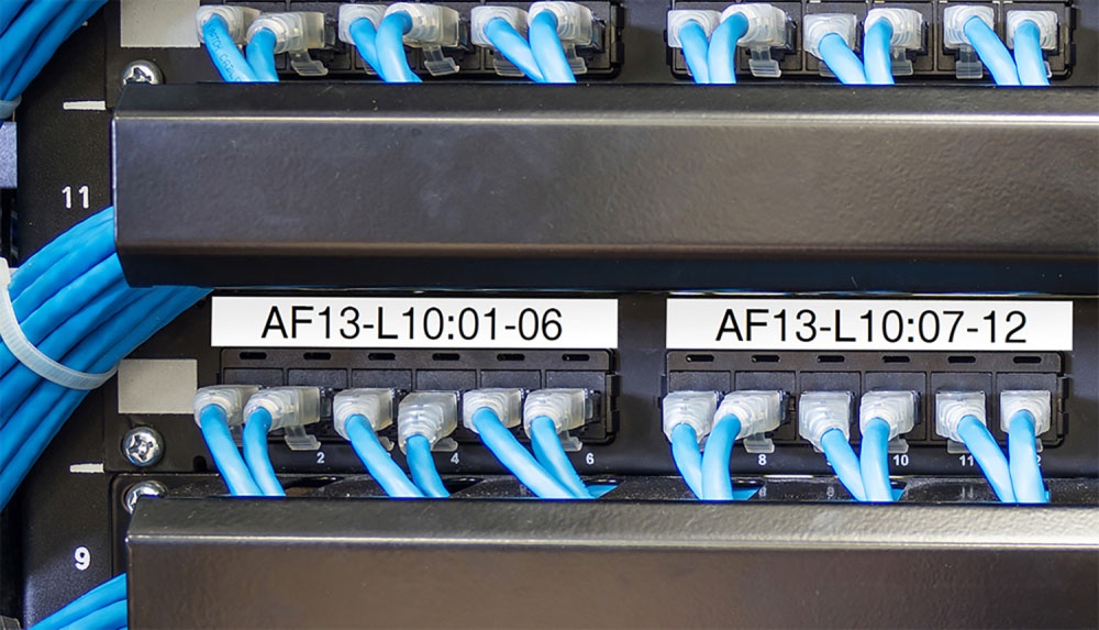 Brother Black on Yellow Label Printer Tape, 8 m Length, 12 mm Width