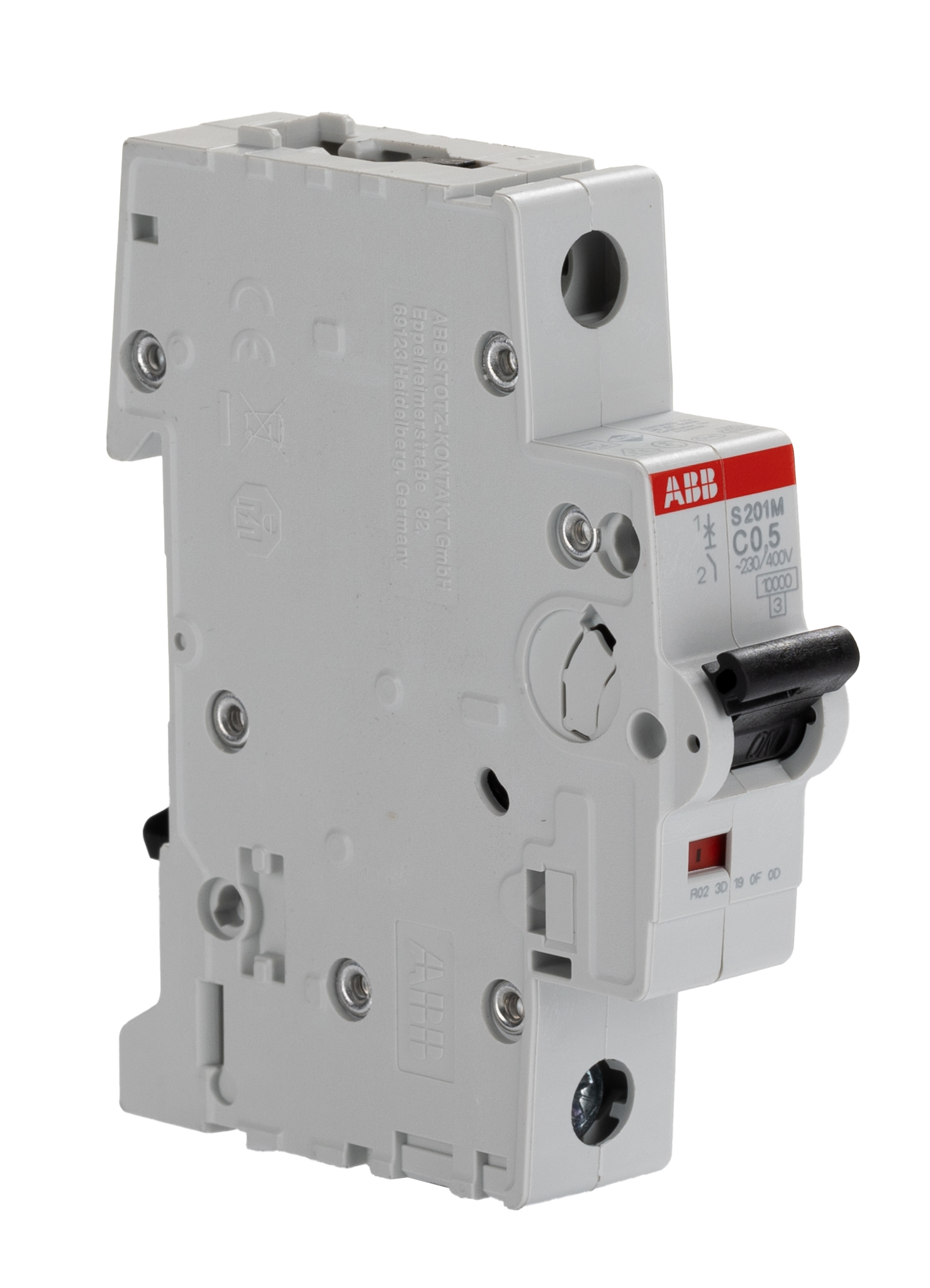 ABB System Pro M Compact S200MUC MCB, 1P, 6A Curve C, 253V AC, 250V DC, 20 kA Breaking Capacity