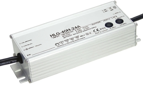 MEAN WELL LED Driver, 24V Output, 40.08W Output, 1.67A Output, Constant Voltage Dimmable