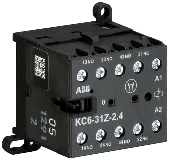 ABB KC6 GJH Contactor Relay, 4 A, 3NO/1NC