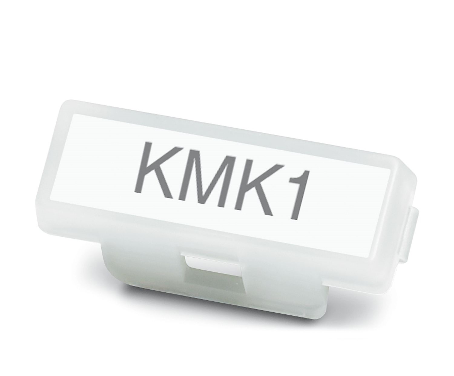 Phoenix Contact KMK 1 Cable Tie Cable Marker, Clear, 6mm Cable, 0830745