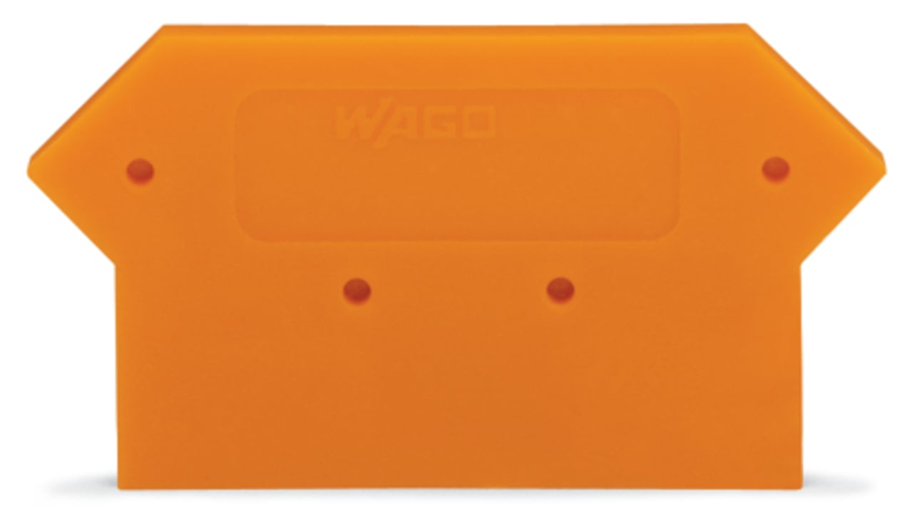 WAGO 283 Series End And Intermediate Plate for Use with Rail Mount Terminal Blocks