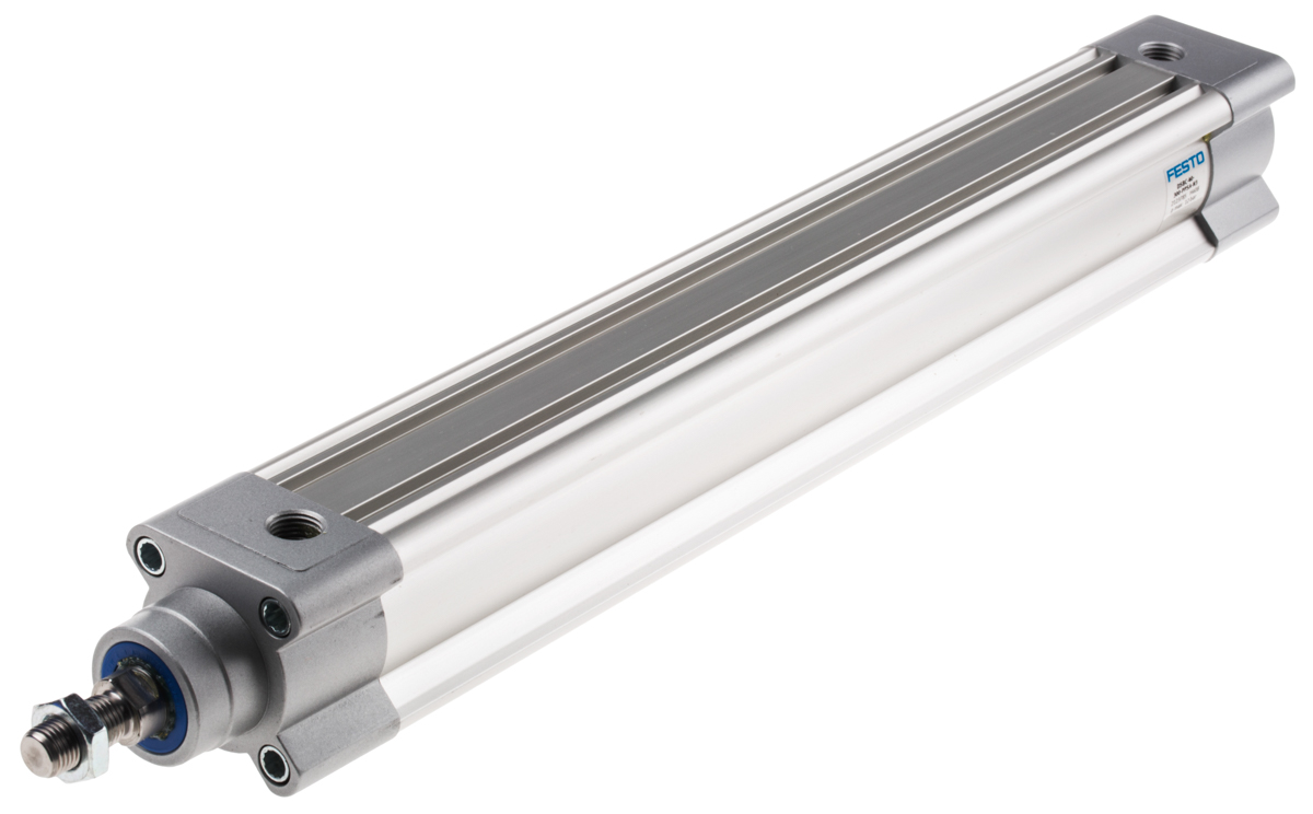 Festo Pneumatic Piston Rod Cylinder - 2123785 40 mm Bore, 300 mm DSBC Series, Double Acting Acting