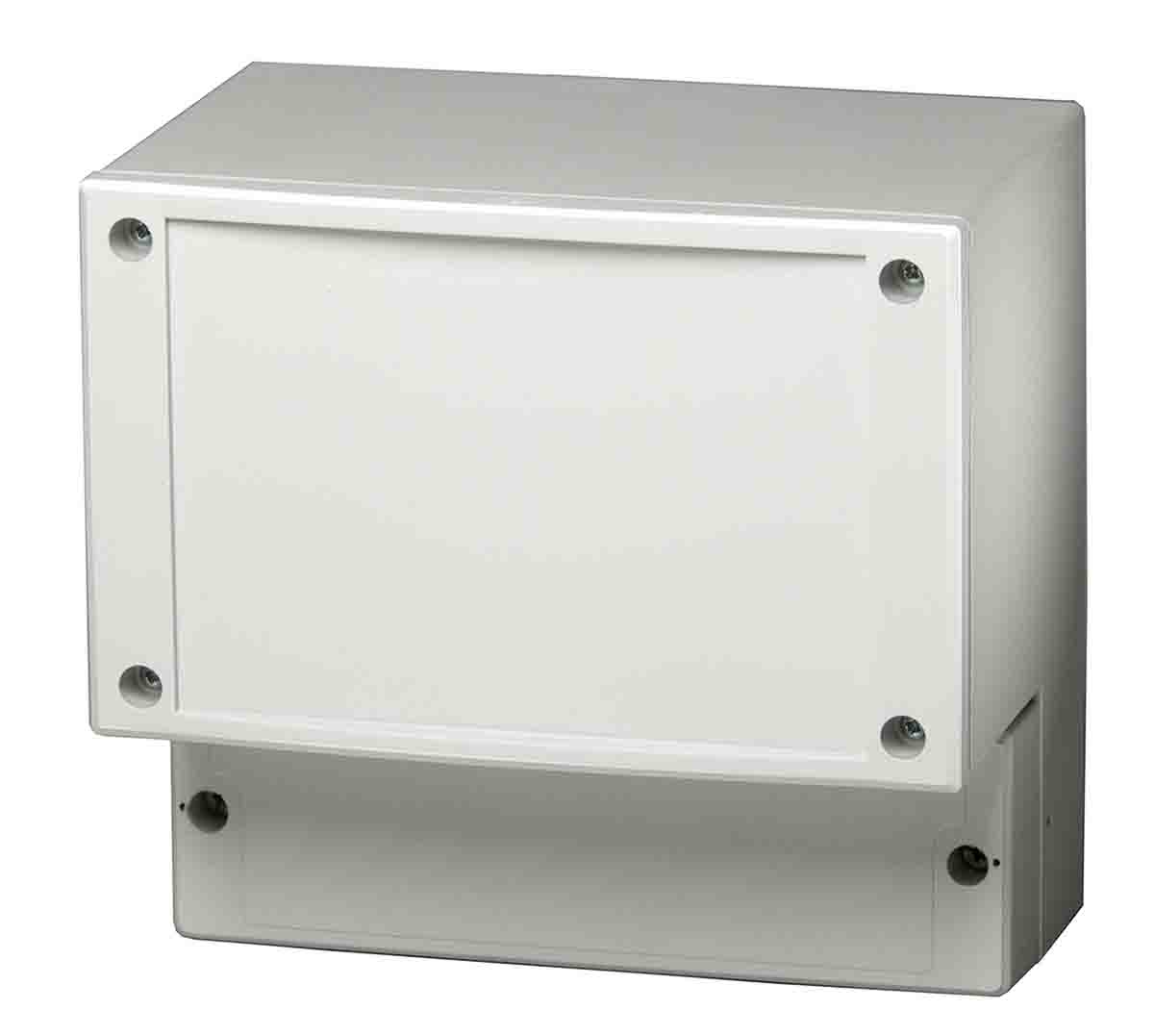 Fibox Grey Polycarbonate Enclosure, IP66, IP67, Transparent Lid, 188 x 160 x 89mm