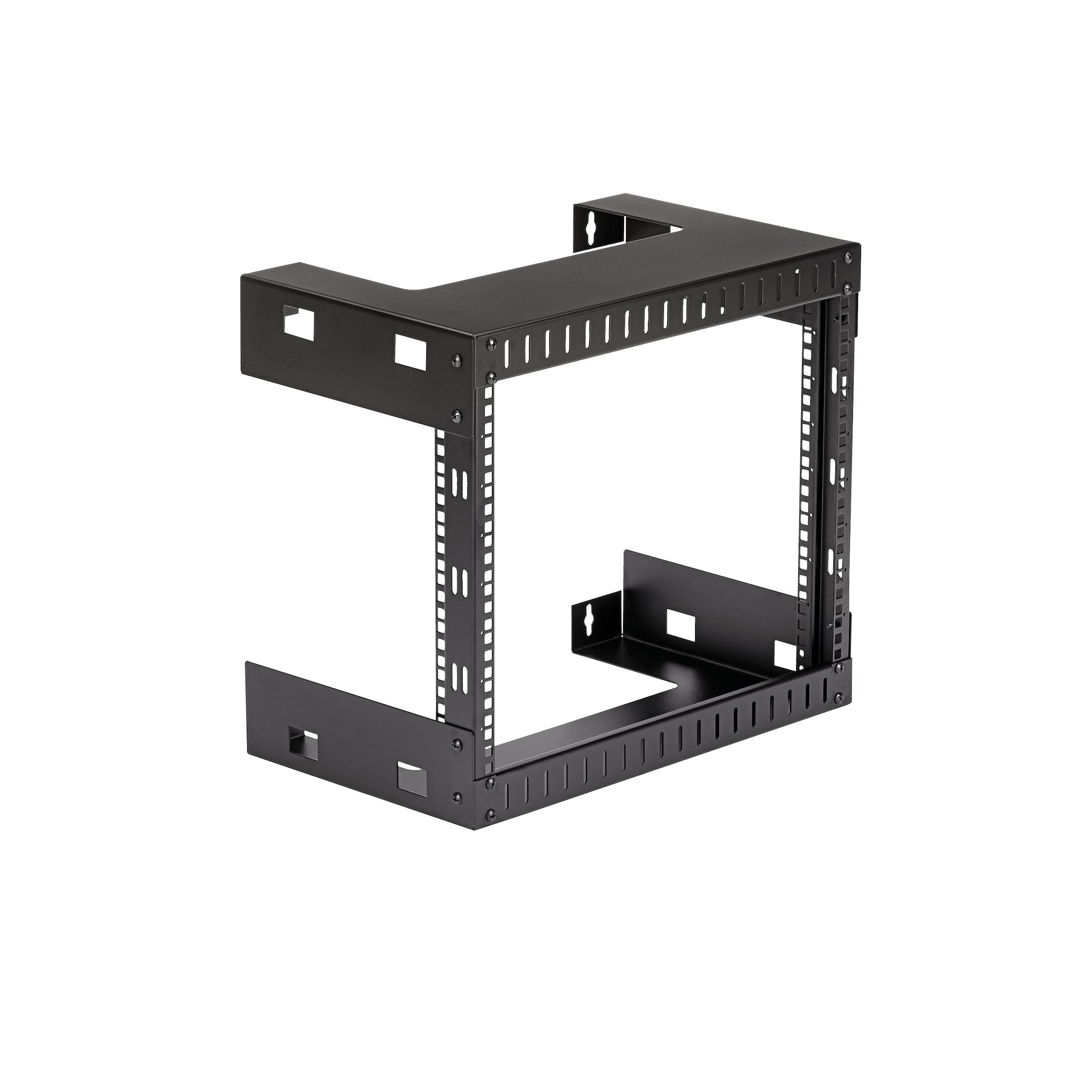 StarTech.com Black 8U Steel Server Rack , with 2-Post Frame 303 x 451 x 503mm