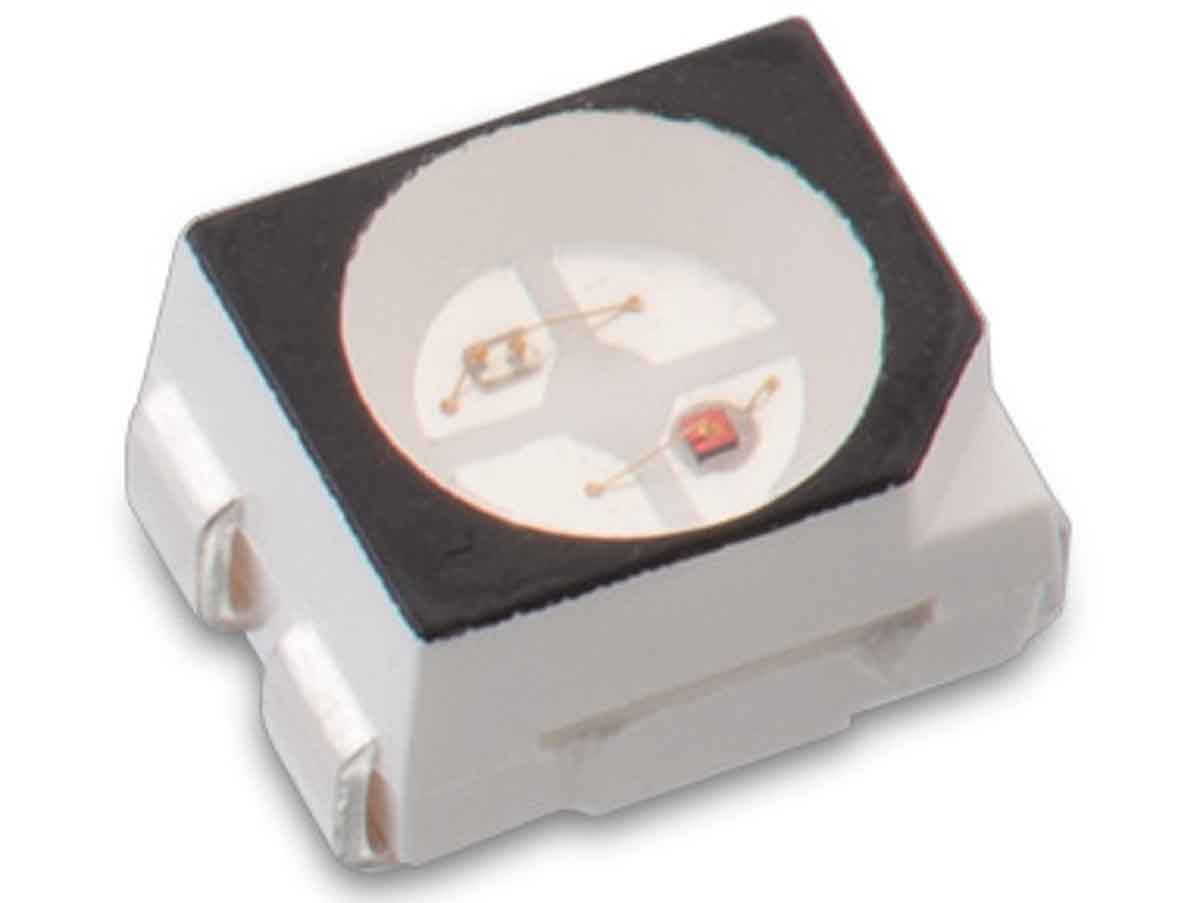 Wurth Elektronik2.4 V Green & Yellow LED 3528 (1411)  SMD, WL-SBTW 150141YV73110