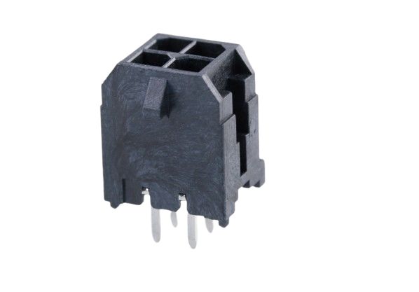 Molex Micro-Fit 3.0 Series Vertical Through Hole PCB Header, 4 Contact(s), 3 mm Pitch, 2 Row, Shrouded