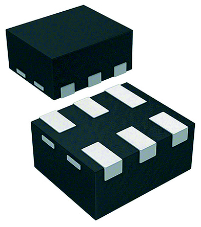 STMicroelectronics, ECMF02, Signal Filter, 200mA, μQFN, SMD, Flat Contact, 1.8 x 1.6 x 0.5mm