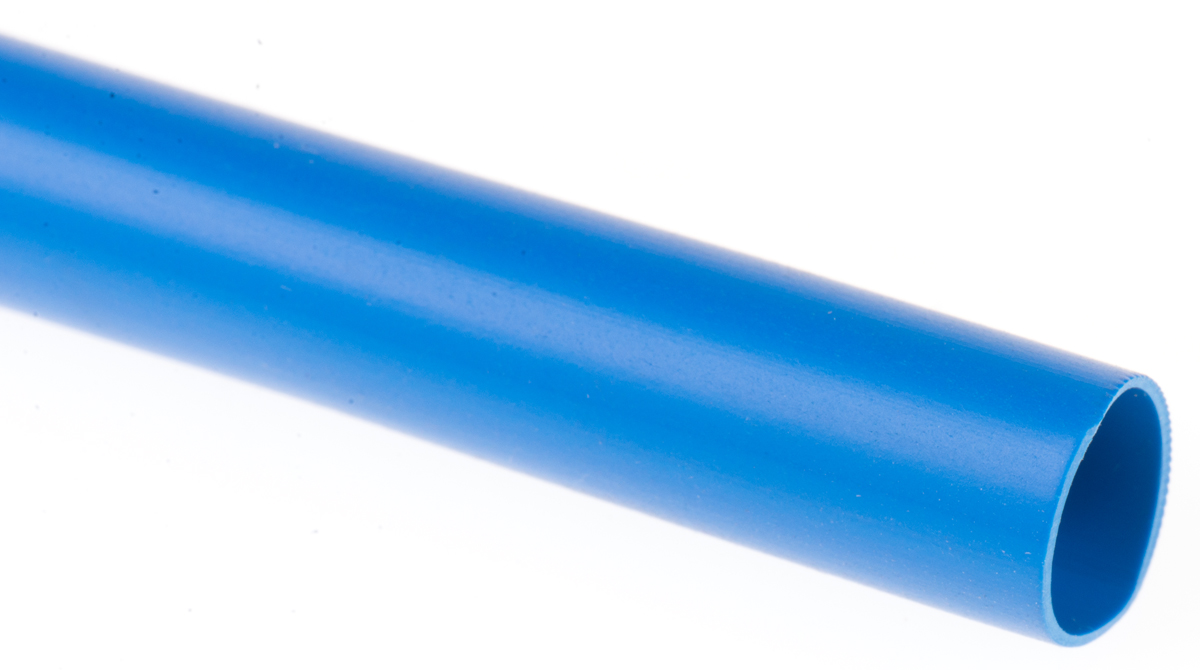RS PRO PVC Blue Cable Sleeve, 10mm Diameter, 10m Length