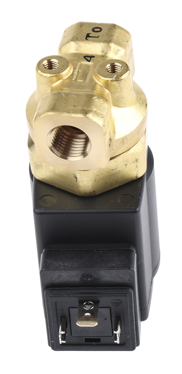 SMC Solenoid Valve VXE2330-02F-5DO1, 2 Port, NC, 24 V 1/4 in