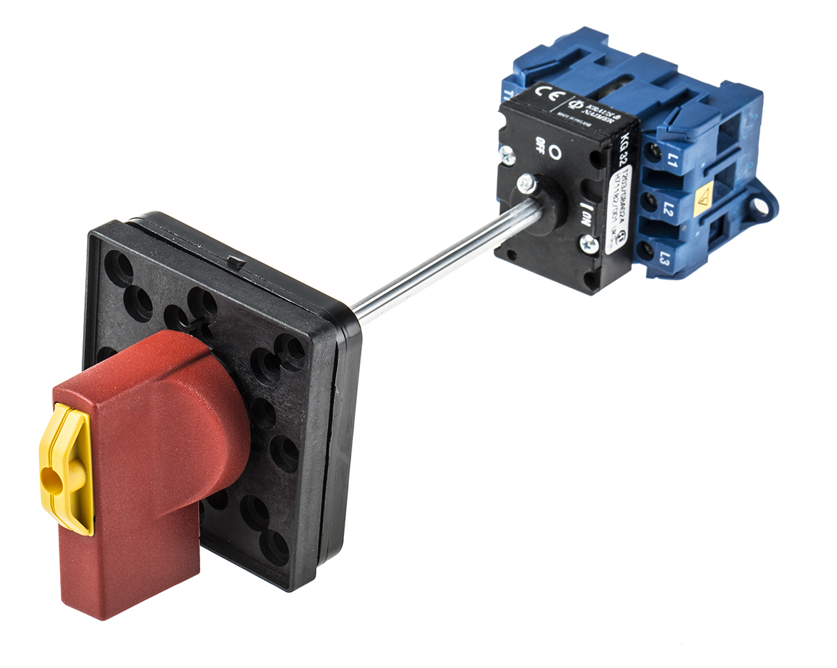 Kraus & Naimer 3P Pole Isolator Switch - 32A Maximum Current, 11kW Power Rating, IP65