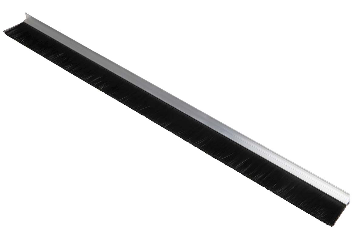 RS PRO Black Aluminium, Nylon Brush Strip, 60mm