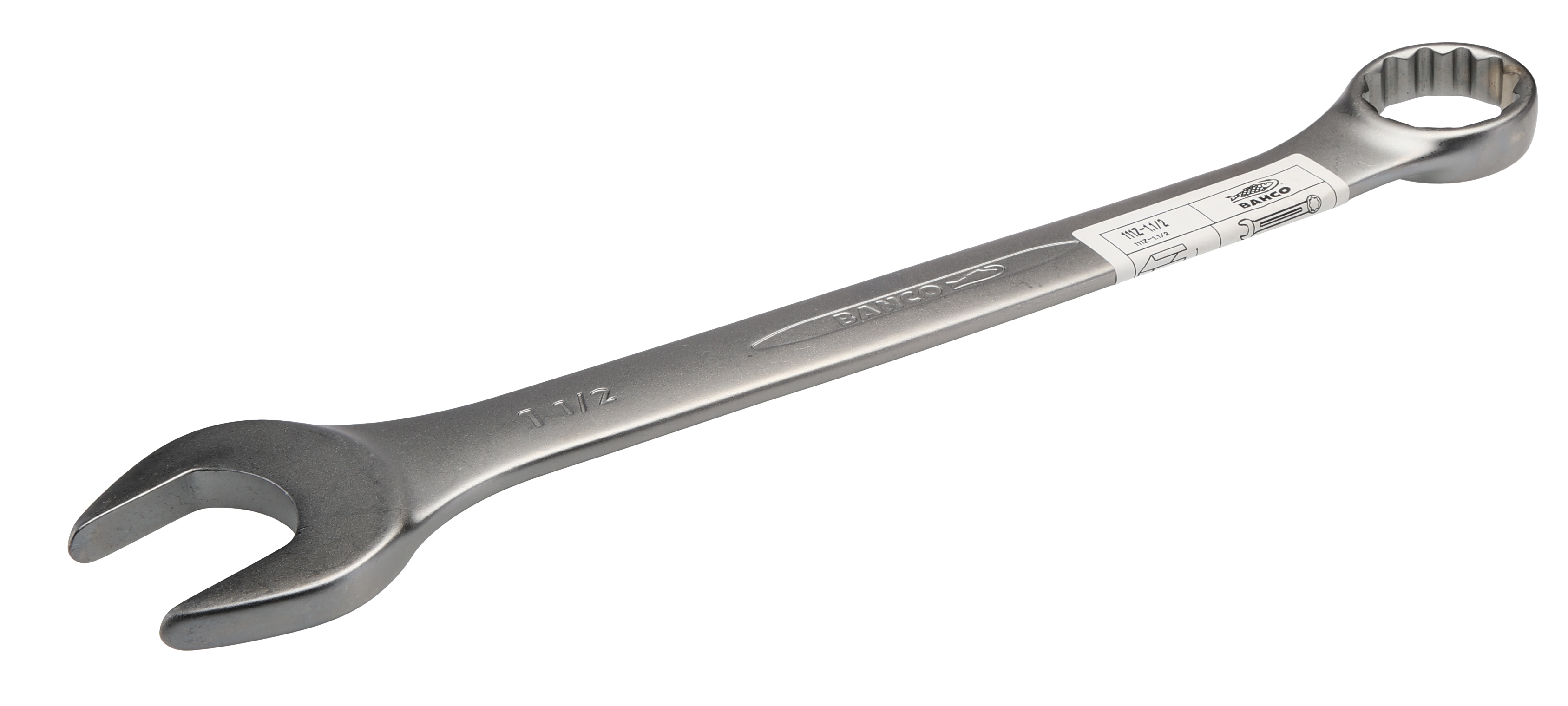 Bahco 111Z Series Combination Spanner, 1 1/2in, Imperial, Double Ended, 410 mm Overall