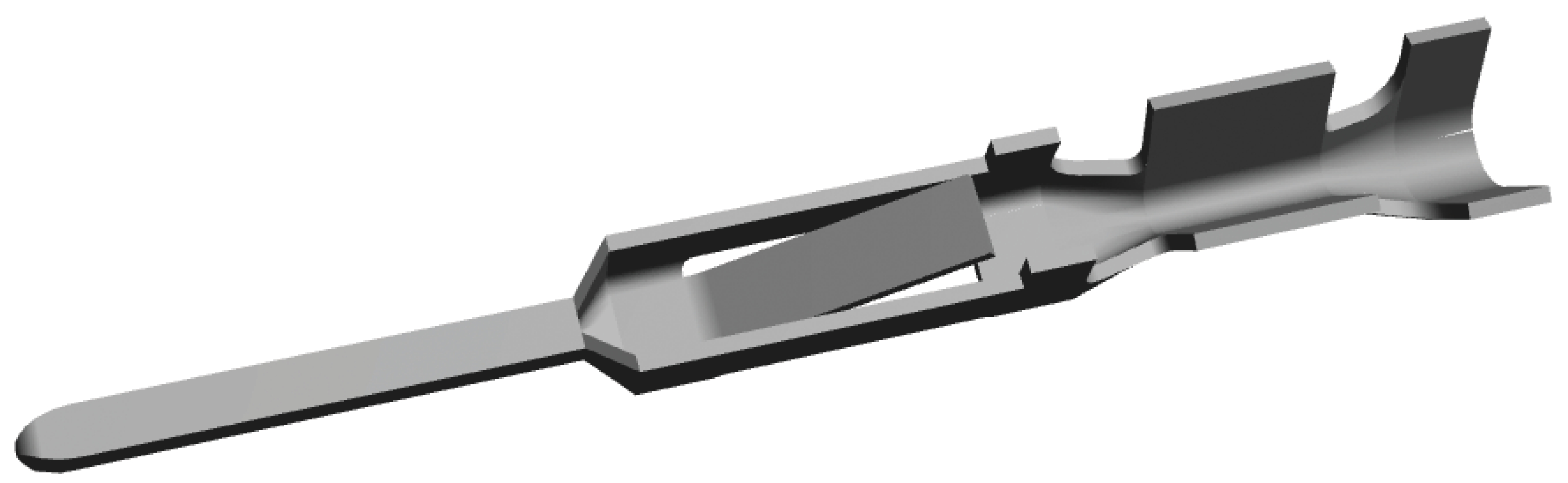 TE Connectivity Economy Interconnect Series Male Crimp Terminal, 26AWG Min, 20AWG Max