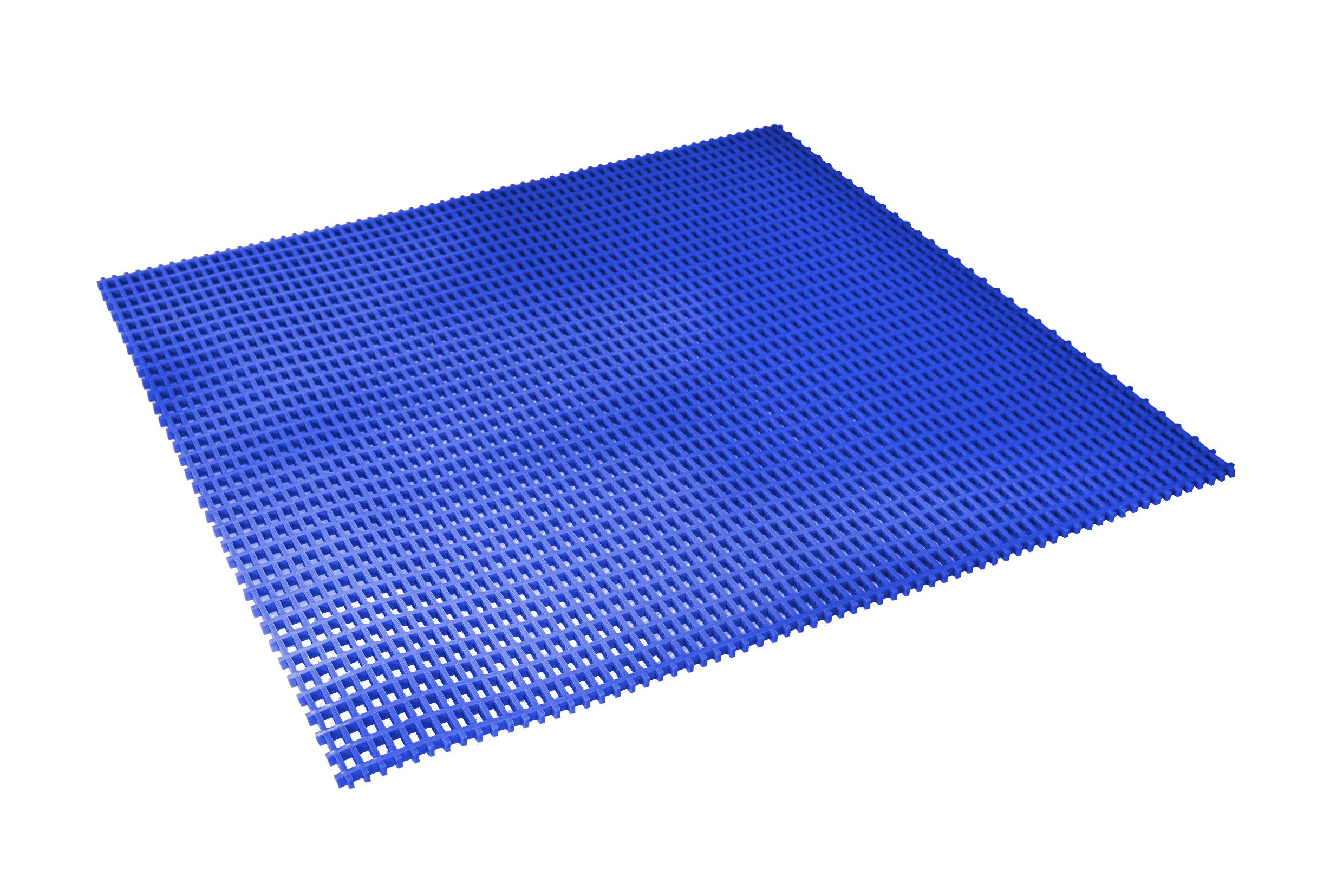Coba Europe Blue Anti-Slip PVC Mat, Cross Ribbed Finish 5m x 0.6m x 12mm