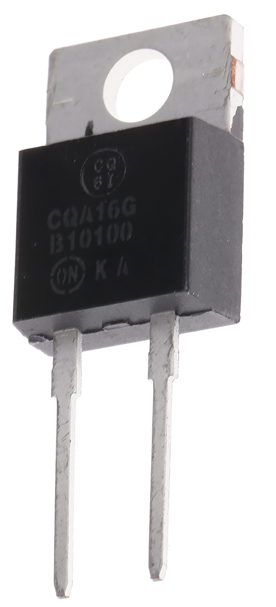 onsemi 100 V 10 A Diode Schottky 2-Pin TO-220
