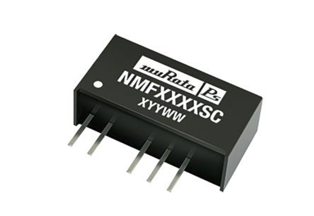 Murata Power Solutions NMF DC-DC Converter, 5V dc/ 100mA Output, 11.4 → 12.6 V dc Input, 0.5W, Through Hole,
