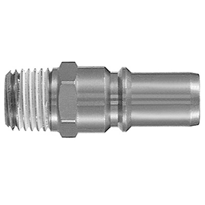 SMC Stainless Steel Male Coupler Nipple, 1/8 in Female 10mm One Touch Fitting