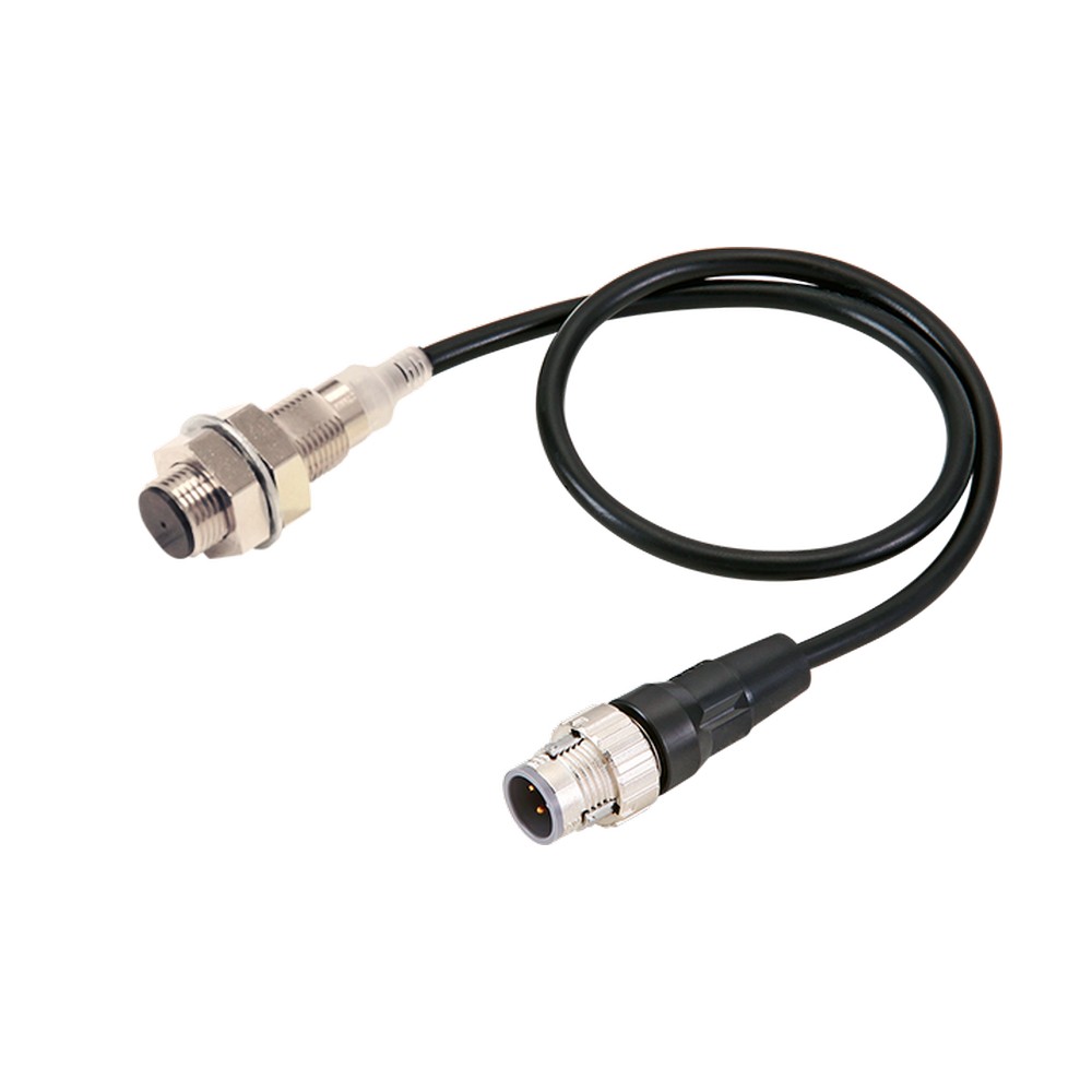Omron Inductive Threaded Barrel Proximity Sensor, M12, 9 mm Detection, NPN NO, 10 → 30 V dc