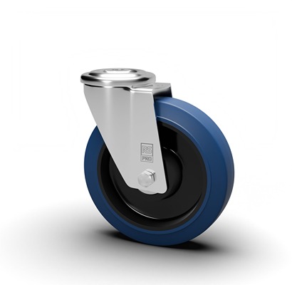 RS PRO Swivel Castor Wheel, 130kg Capacity, 125mm Wheel