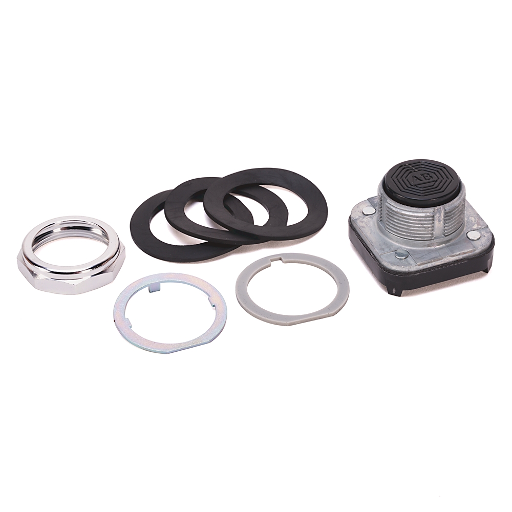 Allen Bradley 800T Series Black Momentary Push Button Head, 30mm Cutout, IP65