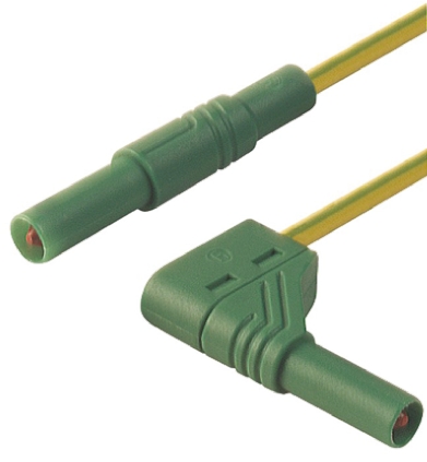 Hirschmann Test & Measurement, 32A, 1000V ac/dc, Green/Yellow, 1m Lead Length