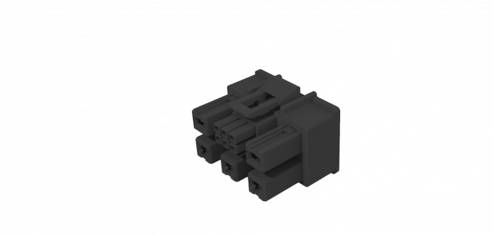 Amphenol Communications Solutions, 10170711 Connector Housing, 6 Way, 2 Row