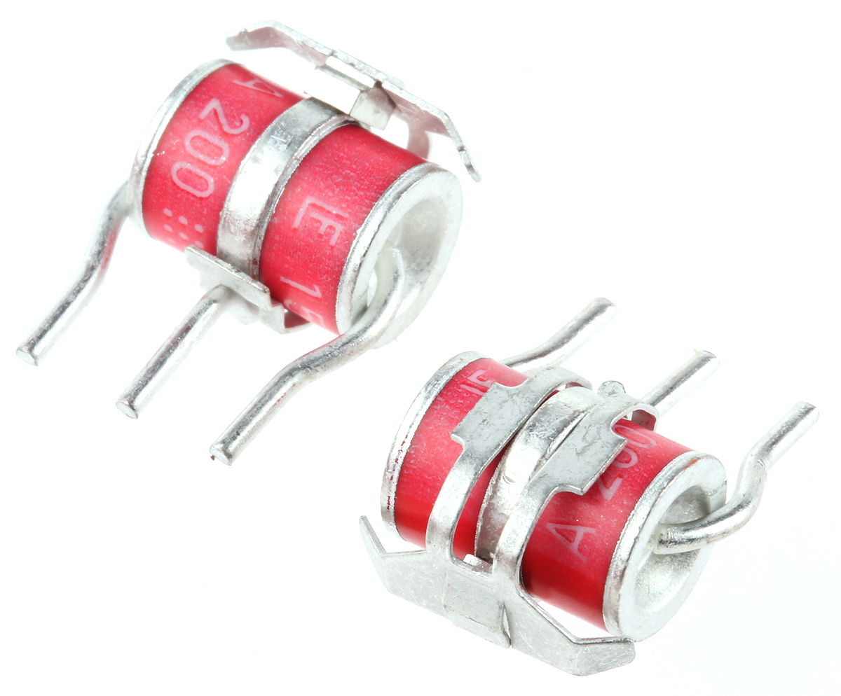 Littelfuse, SL11021A 250V 10kA, Radial 3 Electrode Arrester Gas Discharge Tube